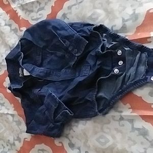 Denim onesi